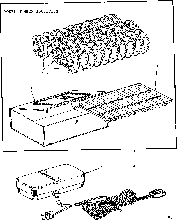 Pattern disc and foot control