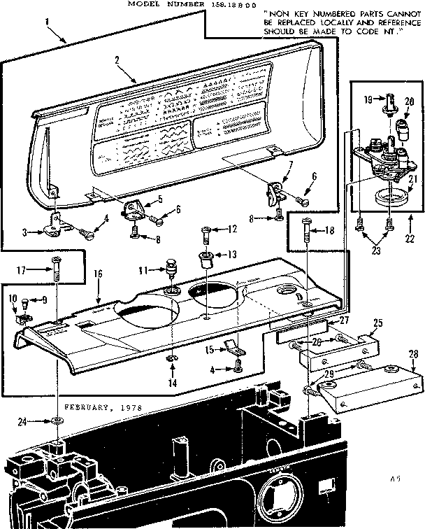 BOBBIN WINDER AND TOP COVER