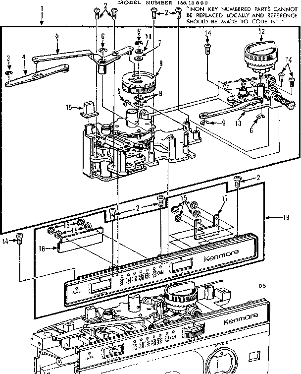 Zigzag guide assembly