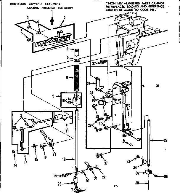 PRESSER BAR ASSEMBLY