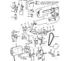 Kenmore 15818800 motor assembly diagram