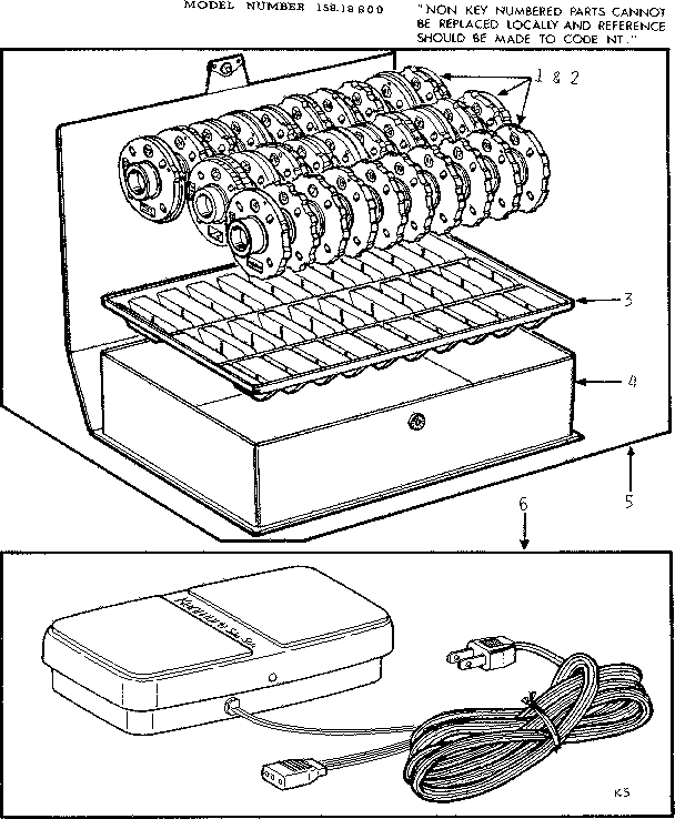 Pattern disc and foot control