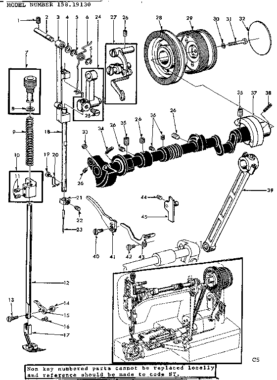 PRESSER BAR ASSEMBLY