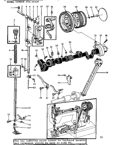 Presser bar assembly