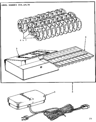Pattern disc and foot control
