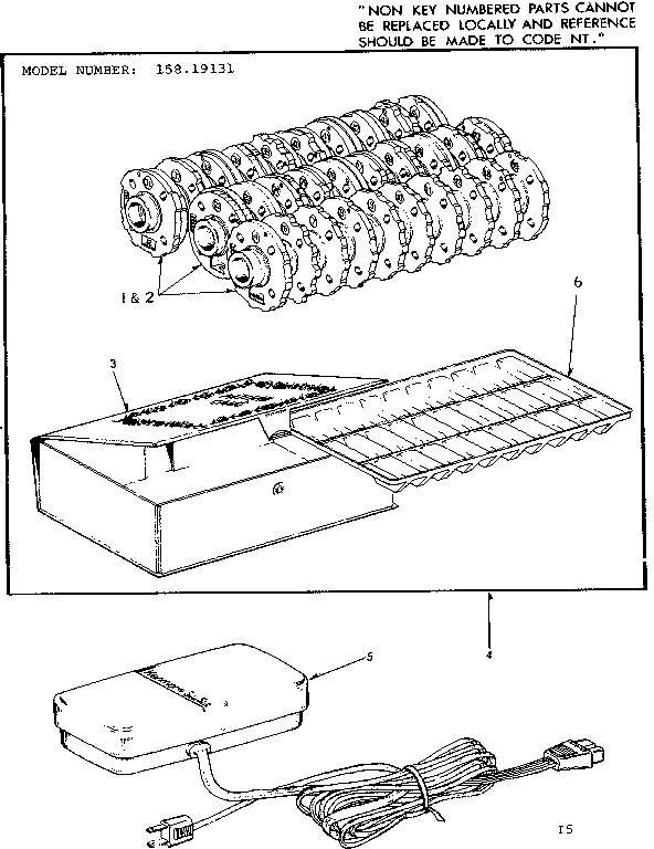 Pattern disc and foot control