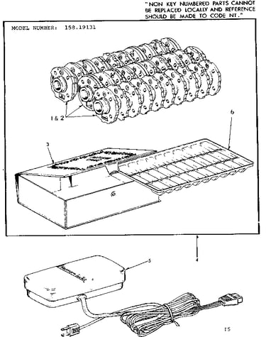 Pattern disc and foot control