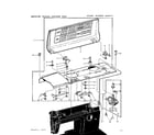 Kenmore 15819140 bobbin winder and top cover diagram