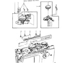 Kenmore 15819140 cam holder and special stitch selector diagram
