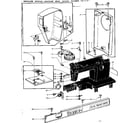 Kenmore 15819141 thread tension and face plates diagram