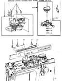 Cam holder and special stitch selector