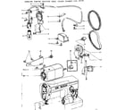 Kenmore 15819141 motor assembly diagram