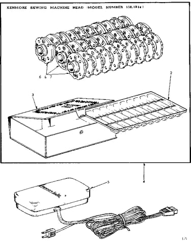 Pattern disc and foot control