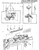 Cam holder bracket and special stitch selector