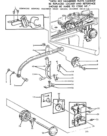 Zigzag guide assembly