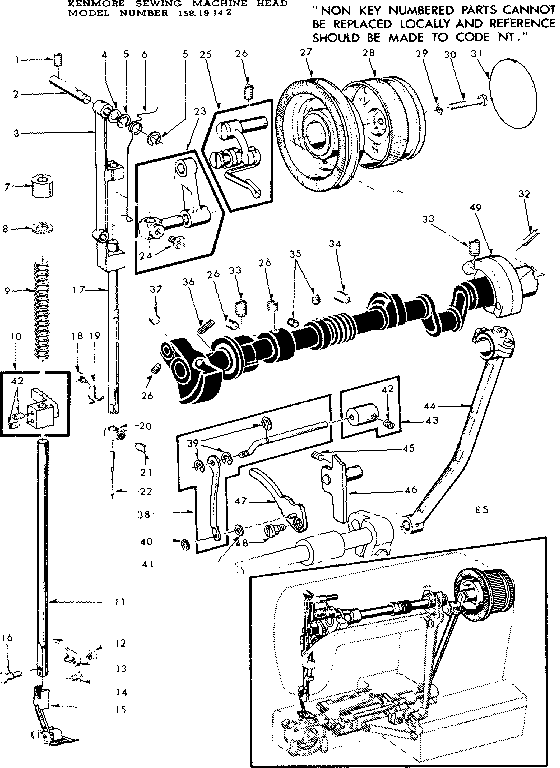 PRESSER BAR ASSEMBLY