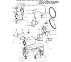 Kenmore 15819142 motor assembly diagram