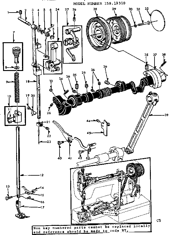 PRESSER BAR ASSEMBLY