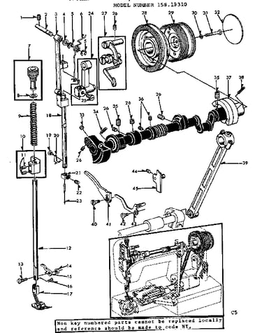 Presser bar assembly