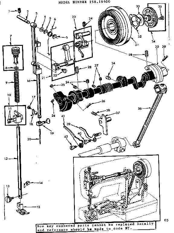 Presser bar assembly