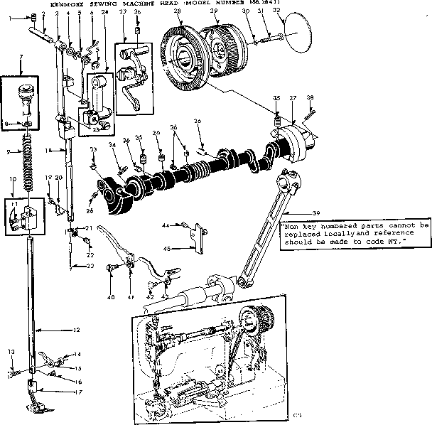 Presser bar assembly