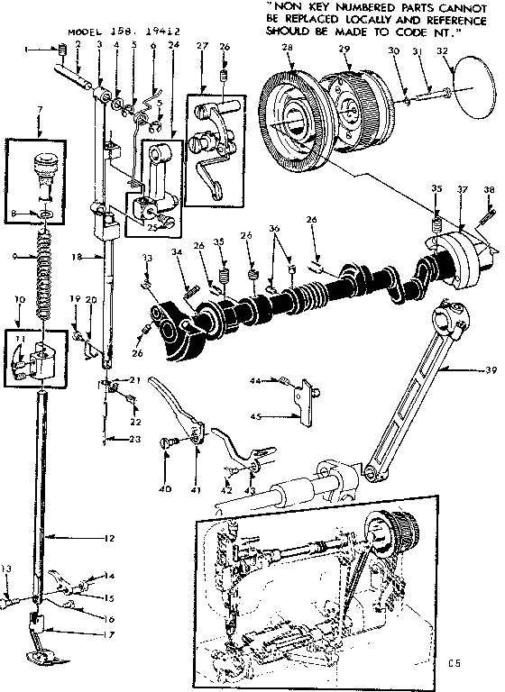 Presser bar assembly
