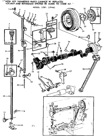 Presser bar assembly