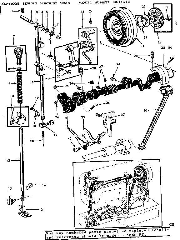 Presser bar assembly