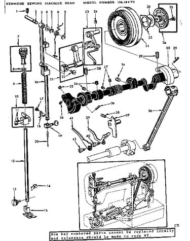 Presser bar assembly