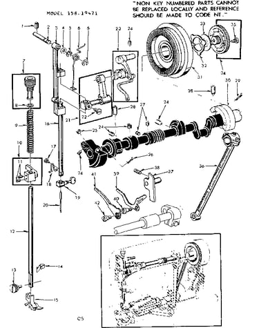 Presser bar assembly