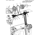 Kenmore 15819800 clutch wheel assembly diagram
