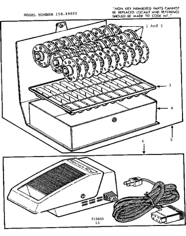 Pattern disc and foot control