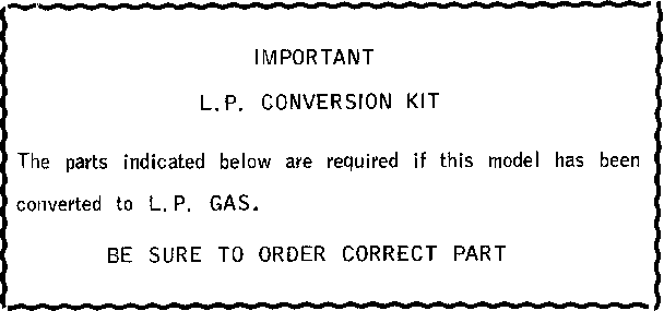 L.P. CONVERSION KIT