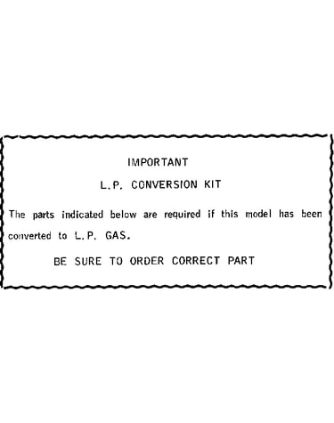L.p. conversion kit
