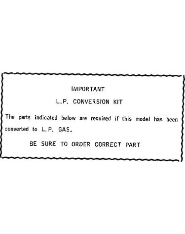 L.p. conversion kit
