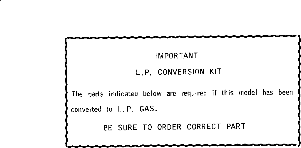 L.P. CONVERSION KIT