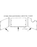 Optional porcelane liner