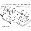 Kenmore 9116267640 optional rotisserie diagram