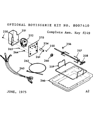 Optional rotisserie