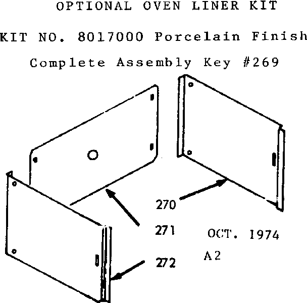OPTIONAL OVEN LINER