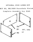 Optional oven liner