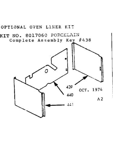 Optional oven liner