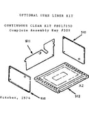 Optional oven liner