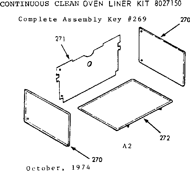 Optional oven liner