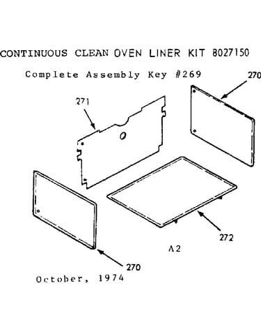 Optional oven liner