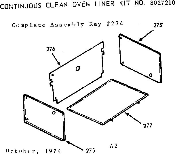 Optional oven liner