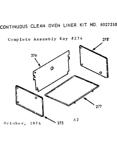 Optional oven liner