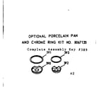 Kenmore 1039587810 optional pan and rings diagram