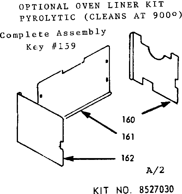 Optional oven liner