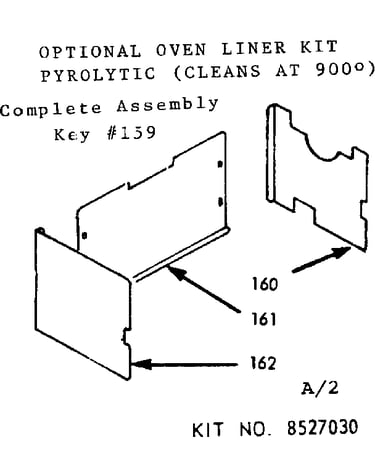 Optional oven liner